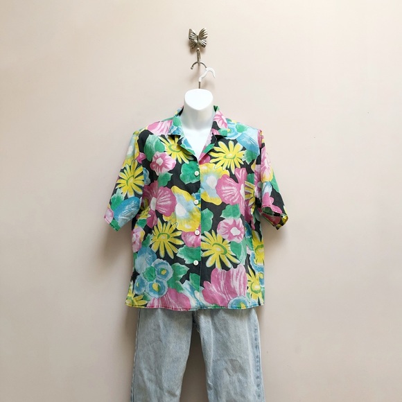 VINTAGE MIXIT HAWAIIAN SHIRT - Picture 5 of 8
